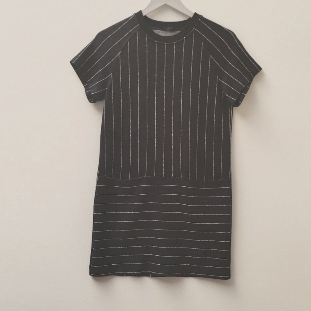 ATM striped short sleeve mini dress, woman's size S